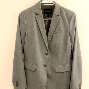 Banana Republic long and lean grey blazer size 4